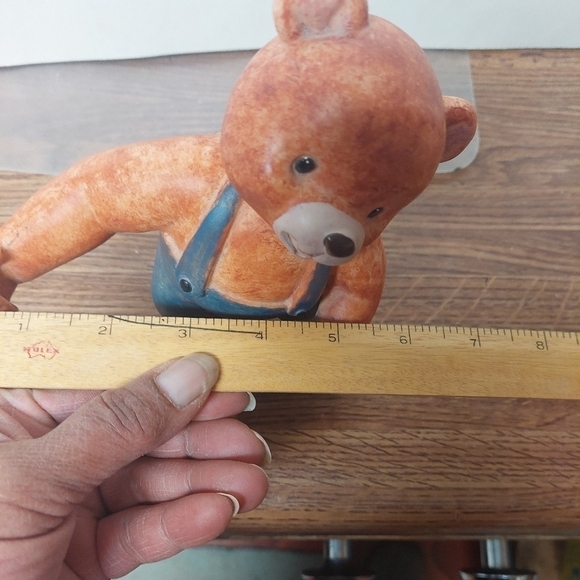 Teddy Bear. Solid clay. - Picture 8 of 8